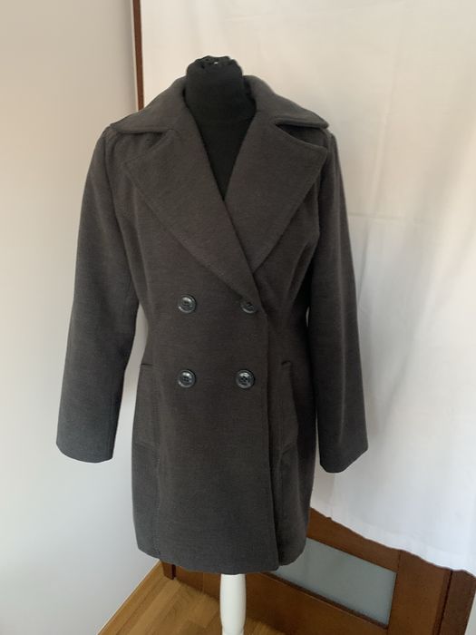 Płaszcz szary wiosna-jesień. R.40