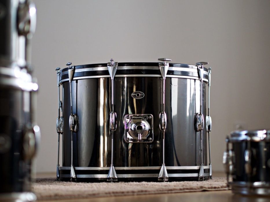 Shell set Slingerland, lata 70-te, 22”, 16”, 13”, 12” + werbel 14”x5”