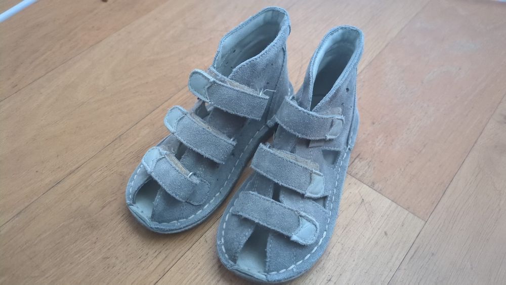 Buty Danielki 25 szare ortopedyczne jak nowe