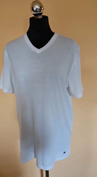 Tommy Hilfiger T-shirt biały L.