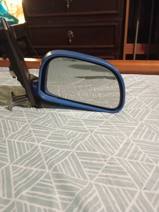 Retrovisor Direito Azul Mitsubishi Space Star 1998–2004