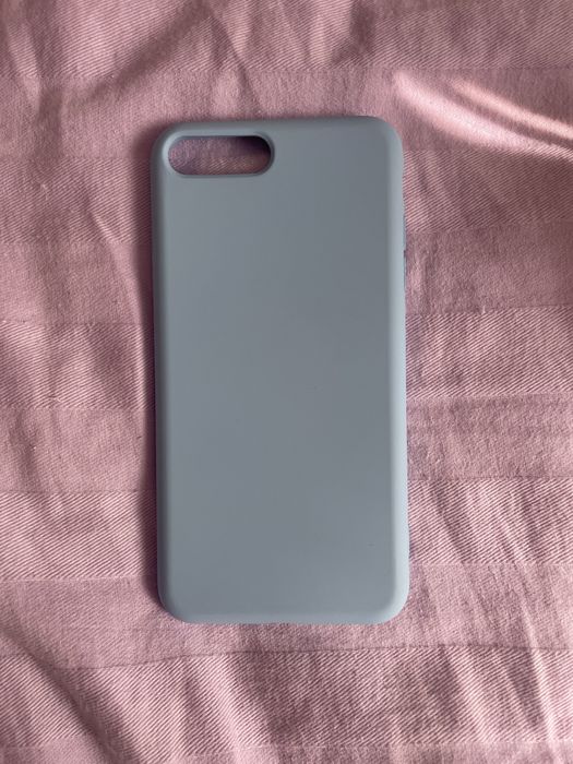 чехол на Iphone 7/8 plus, в голубом цвете