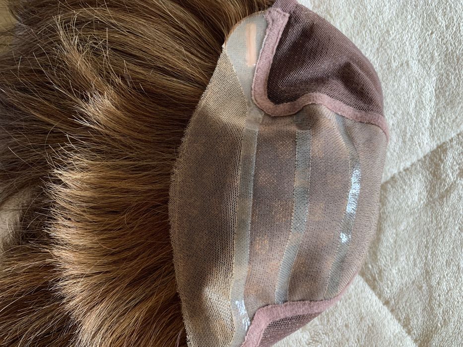 Cabeleira de cabelo natural de alta qualidade