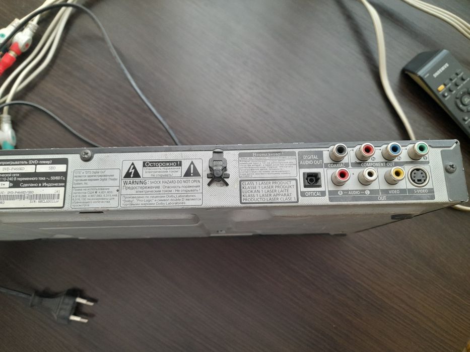 Samsung лазерный видеопроигрыватель DVD-P466KD