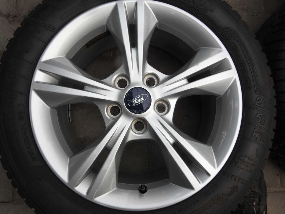 4x Alufelgi 16'' 5x108 FORD O.M. 7J ET50 Piasta 63,4 mm TPMS