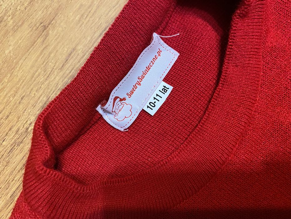 Sweterek świateczny 10-11 lat