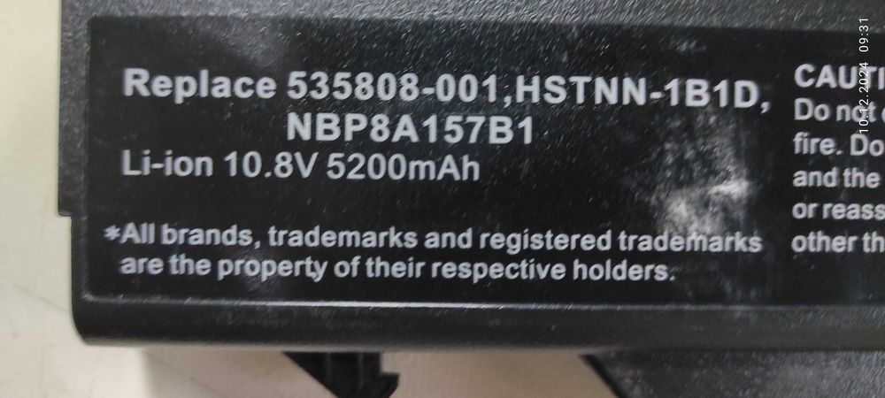 Батареї для ноутбуків