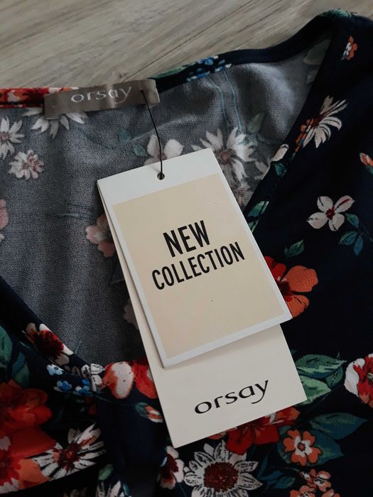 nowa bluzka Orsay M38 kwiaty baskinka
