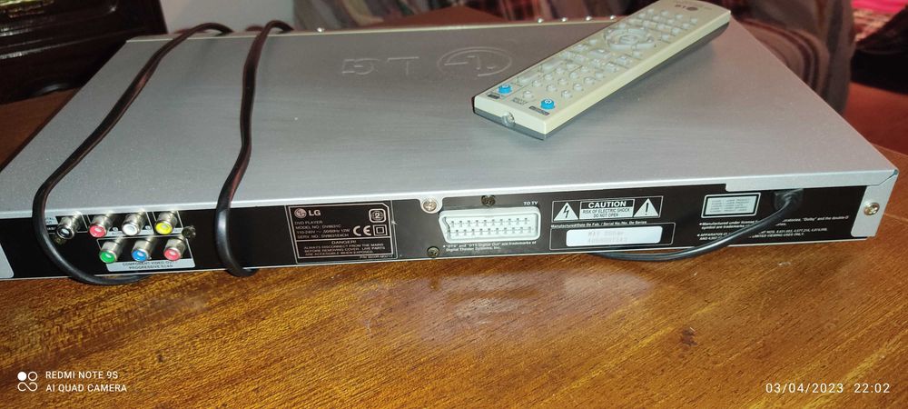Leitor da marca LG, de DVD