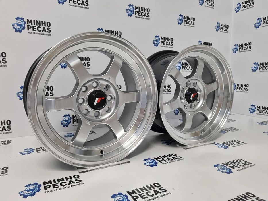 Jantes Japan Racing (JR12) em 15 Hyper Silver