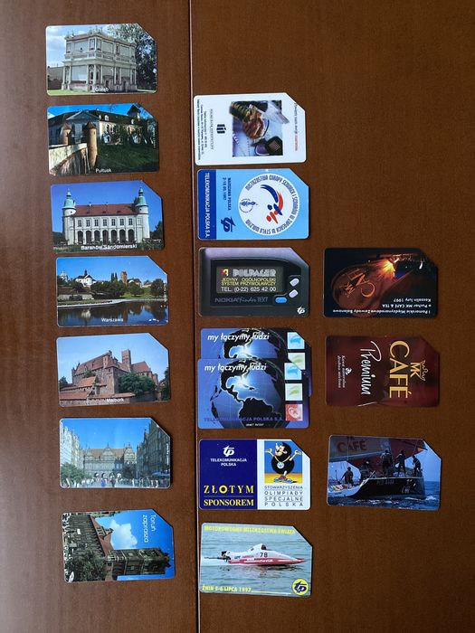 Polskie karty telefoniczne lata 90