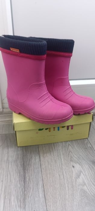 Чоботи резинові для дівчинки 26/27