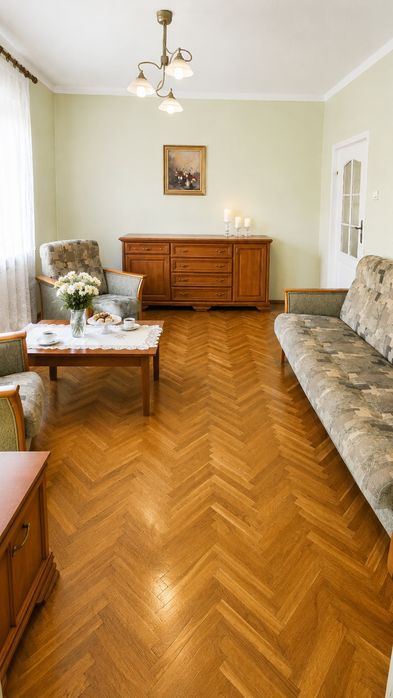 REZERWACJA  w Głownie na sprzedaż parterowy 3 pokoje 2 garaże, wiata, kanał garażowy, duża działka Głowno, Stryków, Łowicz - Widok 3