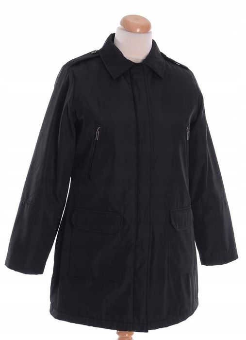 Kurtka MARCEL CLAIR r.L (44/46) płaszcz lekka pagony podszewka