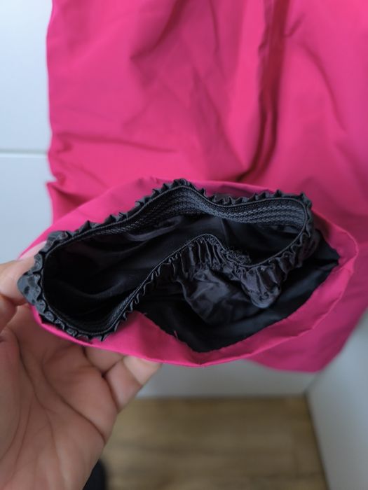 Różowe spodnie na śnieg na szelkach Lupilu r.86/92 nieprzemakalne