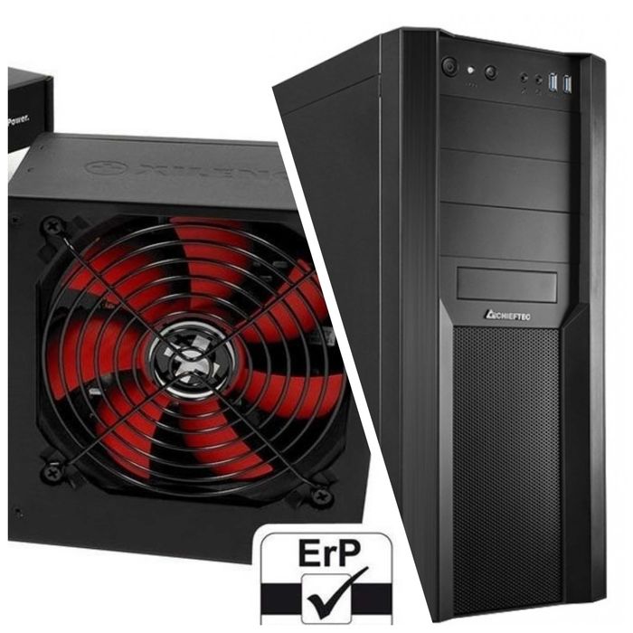 Професійний корпус + БЖ 500W надійний CHIEFTEC Mesh CW-01B ATX НОВИЙ