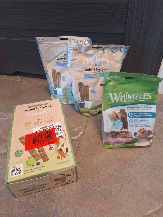 Zestaw Sammy's Snack do aktywnego wsparcia zębów batony proteinowe