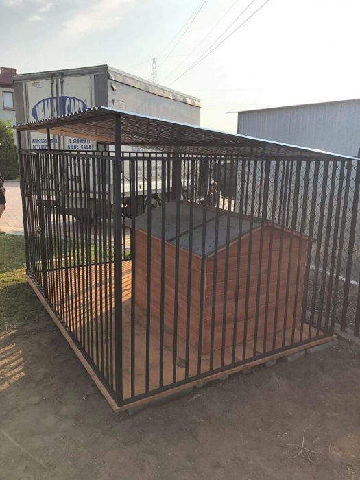 Kojec dla psa 2,5x2m solidny. Buda ,boks ,klatka.