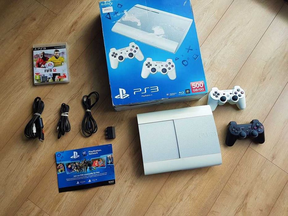 Konsola Ps3 Super Slim Bia a 500GB Stan Bardzo dobry