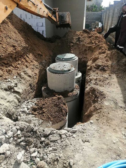 Канализации под ключ. Выкопать канализацию. Копка выгребных ям.Септики