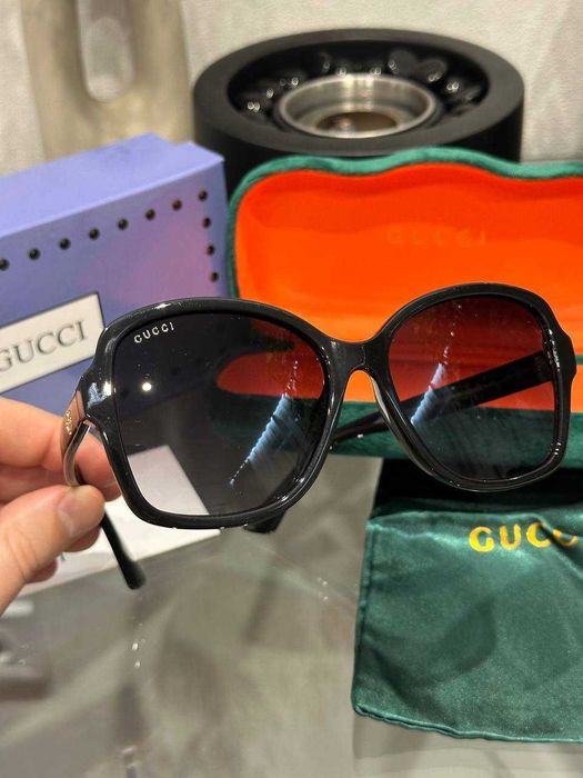 Сонцезахисні окуляри GUCCI GG0765SA 002 Жіночі Гуччі Черепаха
