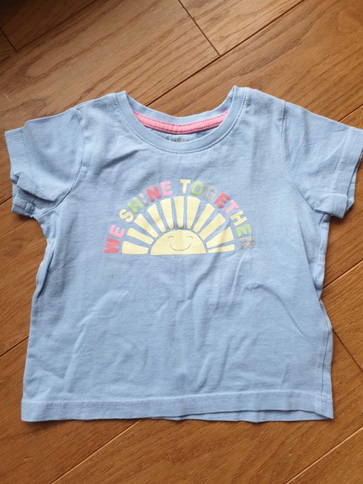 Bluzeczki krótki rękaw 1,5-2 lata
