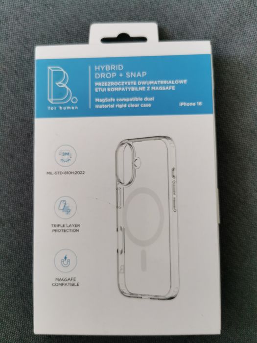 Etui iPhone 16 przezroczysty