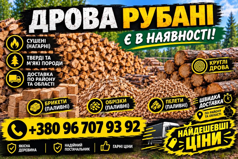 Дрова двердих порід