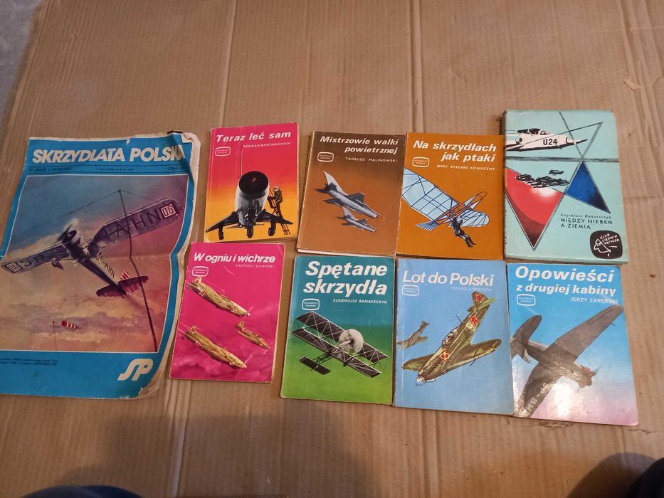 Książki z serii Miniatury Lotnicze - Lotnictwo, samoloty