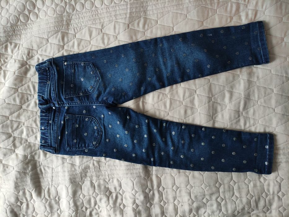 Spodnie jeansowe jeansy dla dziewczynki smyk