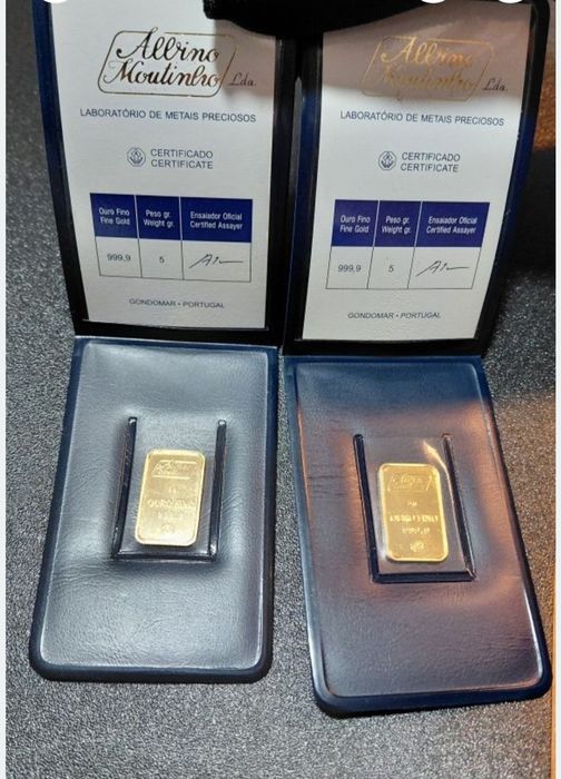 Albino Moutinho 5 Gramas Ouro Puro