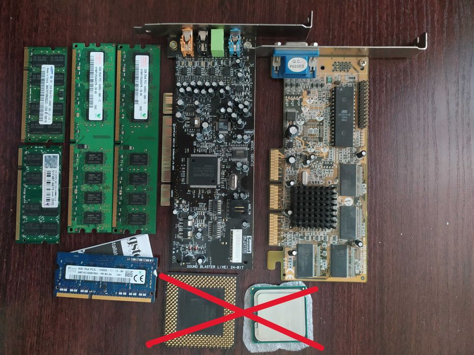 видеокарта Radeon Hd4850 512M, оперативка hynix 2GB2Rx8 PS2-6400U