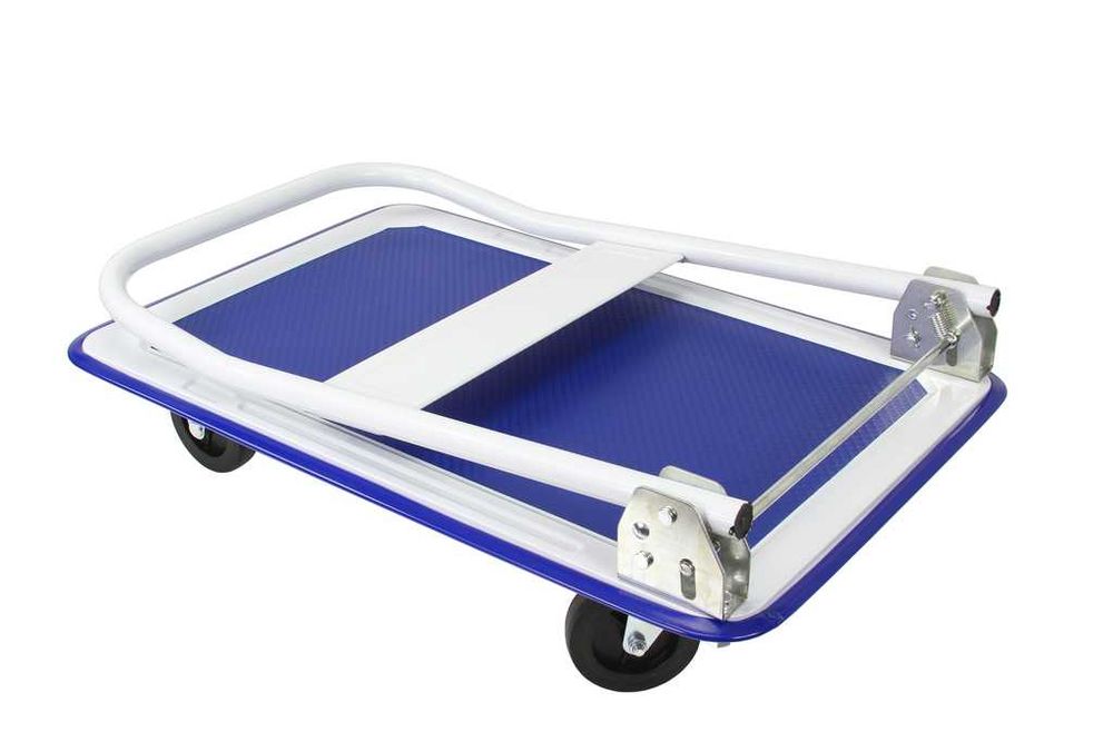 WÓZEK MAGAZYNOWY TRANSPORTOWY Platformowy Transportowy Towarowy 300kg