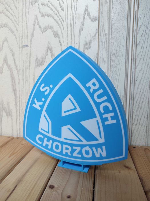 Podświetlany herb / logo 3D LED — personalizowany prezent premium