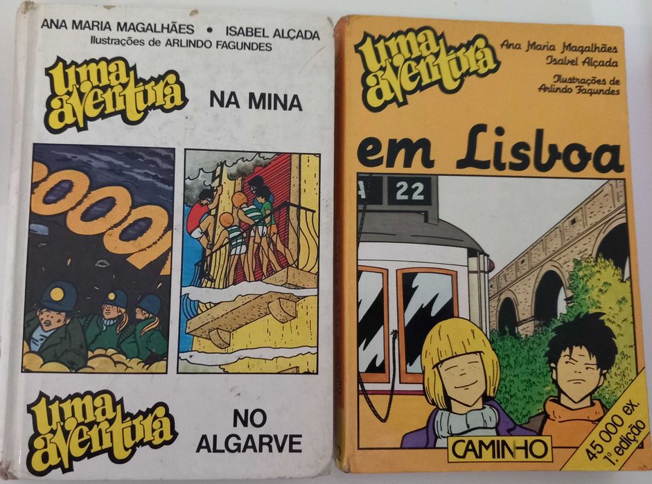 Livros Uma Aventura de Isabel Alçada e Ana Maria Magalhães