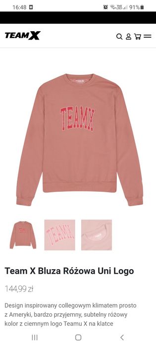 Bluza TEAMX rozm. S   team X