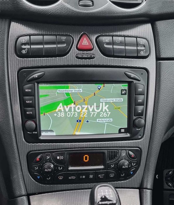 Магнитола Mercedes Benz VITO w209 w203 w463 2 дин CarPlay Android 15
