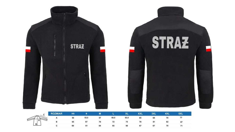 Polar męski gruby STRAŻ