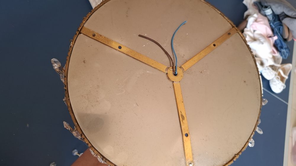 Candeeiro de cristal de teto