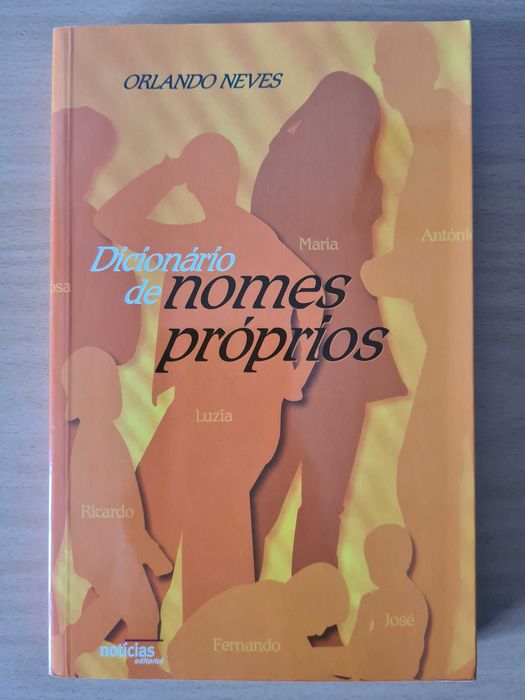 Livro "Dicionário de Nomes Próprios" de Orlando Neves
