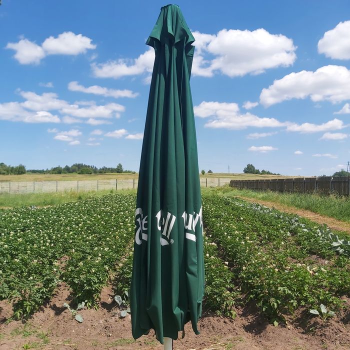 Parasol ogrodowy barowy Nowy materiał 4 m średnica okrągły
