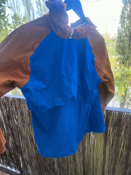Kurtka przeciwdeszczowa do biegania High Point Waterproof Jacket męska pomarańczowo-granatowa