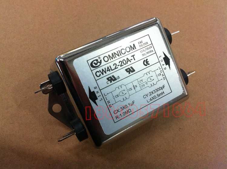 Фільтр живлення OMNICOM, CW4L2-20A, CW2B-10A