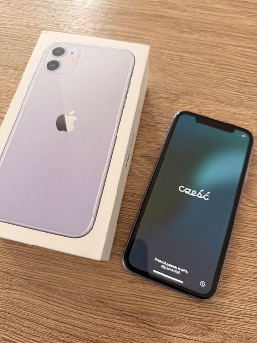 Iphone 11 128gb fioletowy sprawny 100%