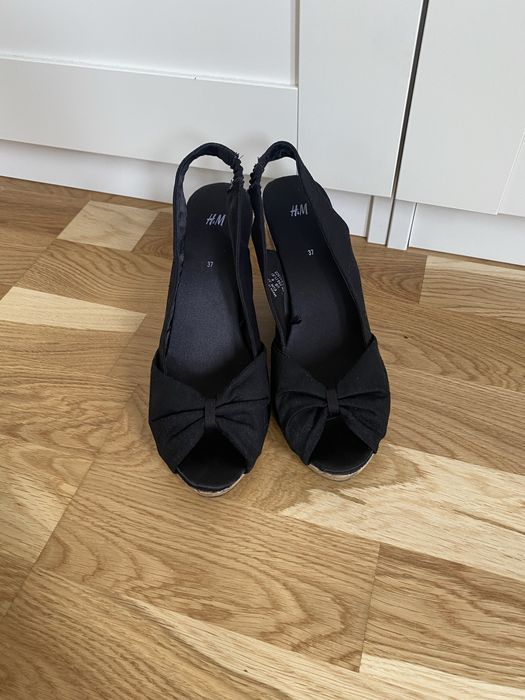 Sandały na koturnie H&M r. 37