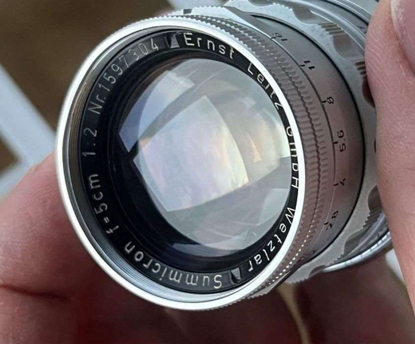 Leica Summicron 50mm F2 Rigid  Silver