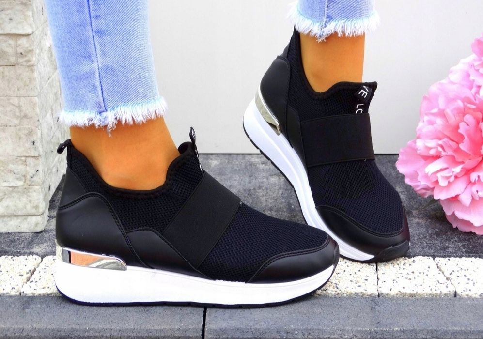 36 37 38 sneakersy 39 40 41 trampki na platformie grubej podeszwie