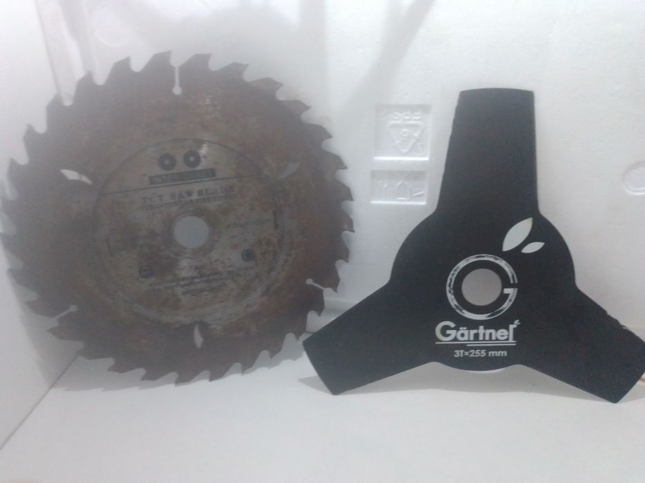 Диски по дереву и мото косы