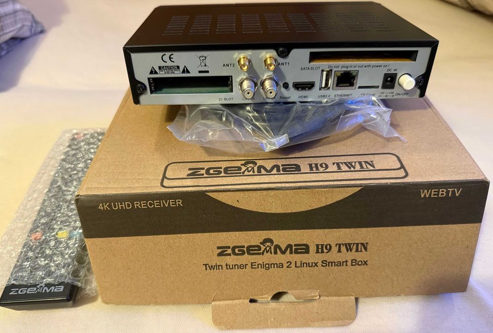 Dekoder satelitarny Zgemma H9 TWIN 4K UHD HEVC 8 GB WiFi