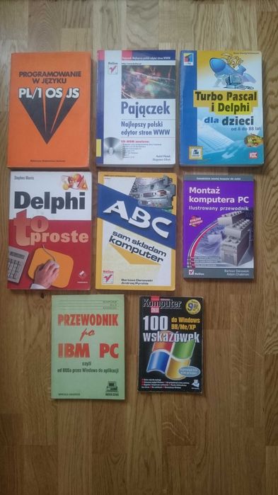 Zestaw książek informatycznych